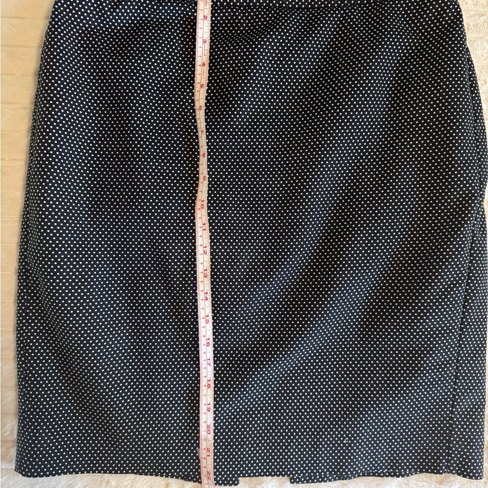 Polka Dot Black Skirt